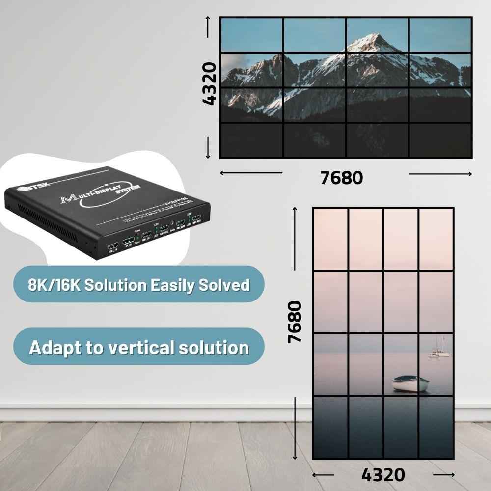 Контроллер видеостены BIT-MSE-4K60-104PRO (2 входа, 4 выхода)