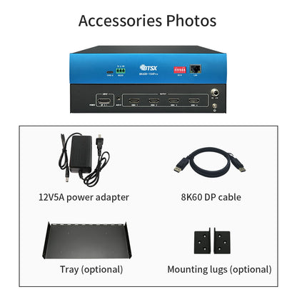 BIT-MSE-8K60D-104Pro 8K60 Video Processor Multi-screen Expander for Multi-channel Projection Blending, Supports Customization