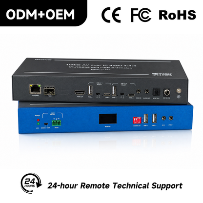 BIT-AVOP-ASP-4K60-KVM — кодер/декодер AV over IP 4K60 с KVM и USB-удлинителем