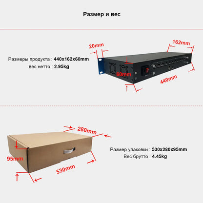 BIT-VWC-809MV 4K60 Multi-Image Splicing Processor: 8 Inputs, 9 Outputs