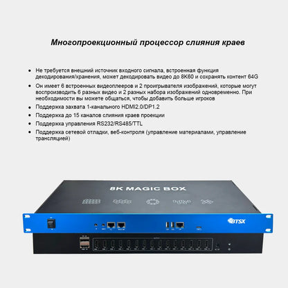 BIT-EPF-U1-115Pro Встроенный процессор объединения и воспроизведения для проекторов, 15-канальный