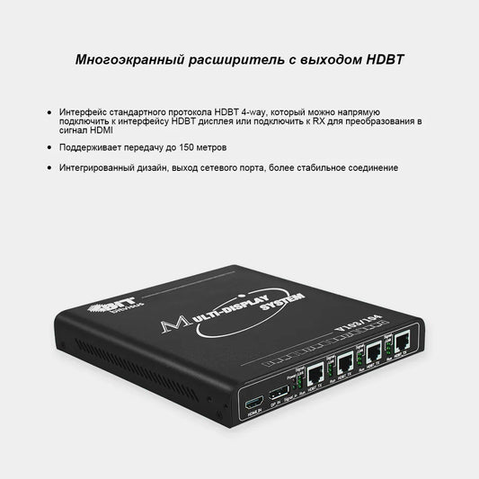 BIT-MSE-HDBT-4K60-104Pro HDBaseT Удлинитель видеостены 4K60 до 150 м — передача Ultra HD на частоте 60 Гц