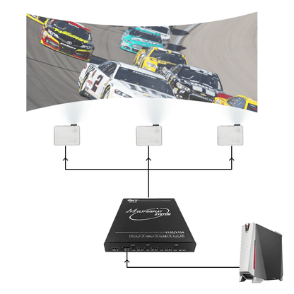 Процессор проекционного слияния BIT-MSE-HDBT-4K60-103PRO (1 вход, 3 выхода)