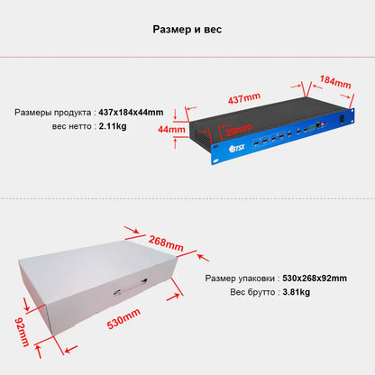 BIT-VP-U1-IC409Pro Контроллер бесшовного переключения видеопроцессора матричного коммутатора 4K60