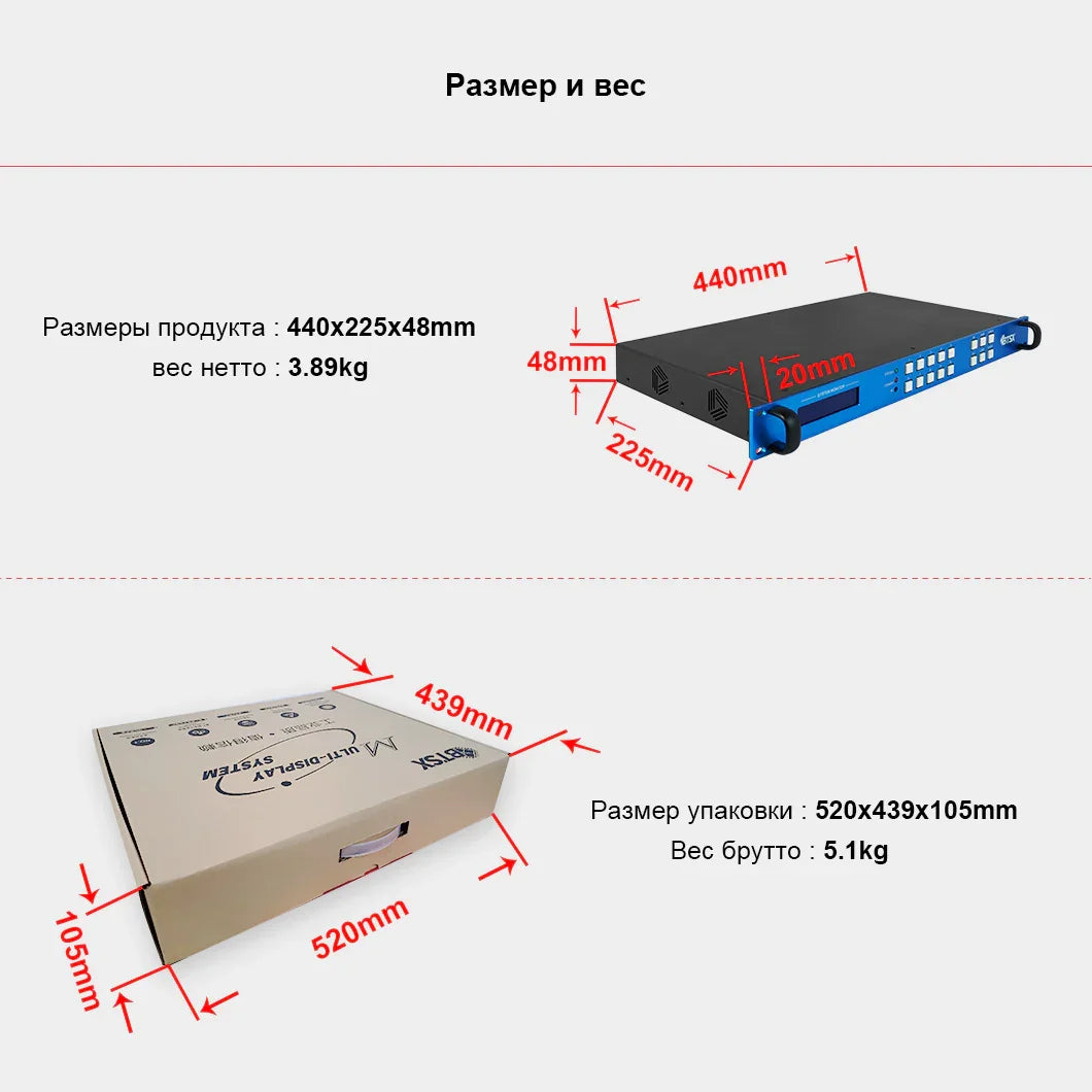 BIT-Ma-U1-MC0808 8×8 4K 60 Hz Matrix Switcher | Bitvisus
