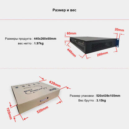 BIT-VP-U1-MD416 Видеомикшер 4K60 4 входами, функцией «картинка в картинке» и возможностью бесшовного многоэкранного отображения