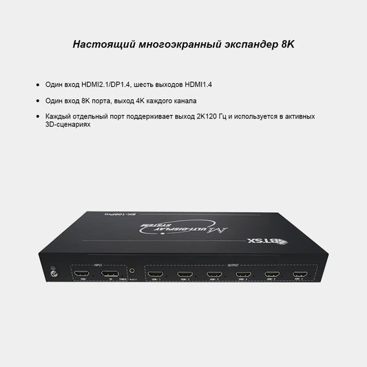 BIT-MSE-8K-106Pro Разветвитель экранов 8K Bitvisus: многоэкранное рабочее пространство