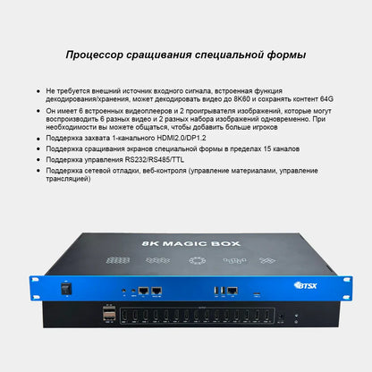 BIT-VJ-U1-115Pro поворот под любым углом и гибкая мозаичная компоновка для размещения до 15 экранов