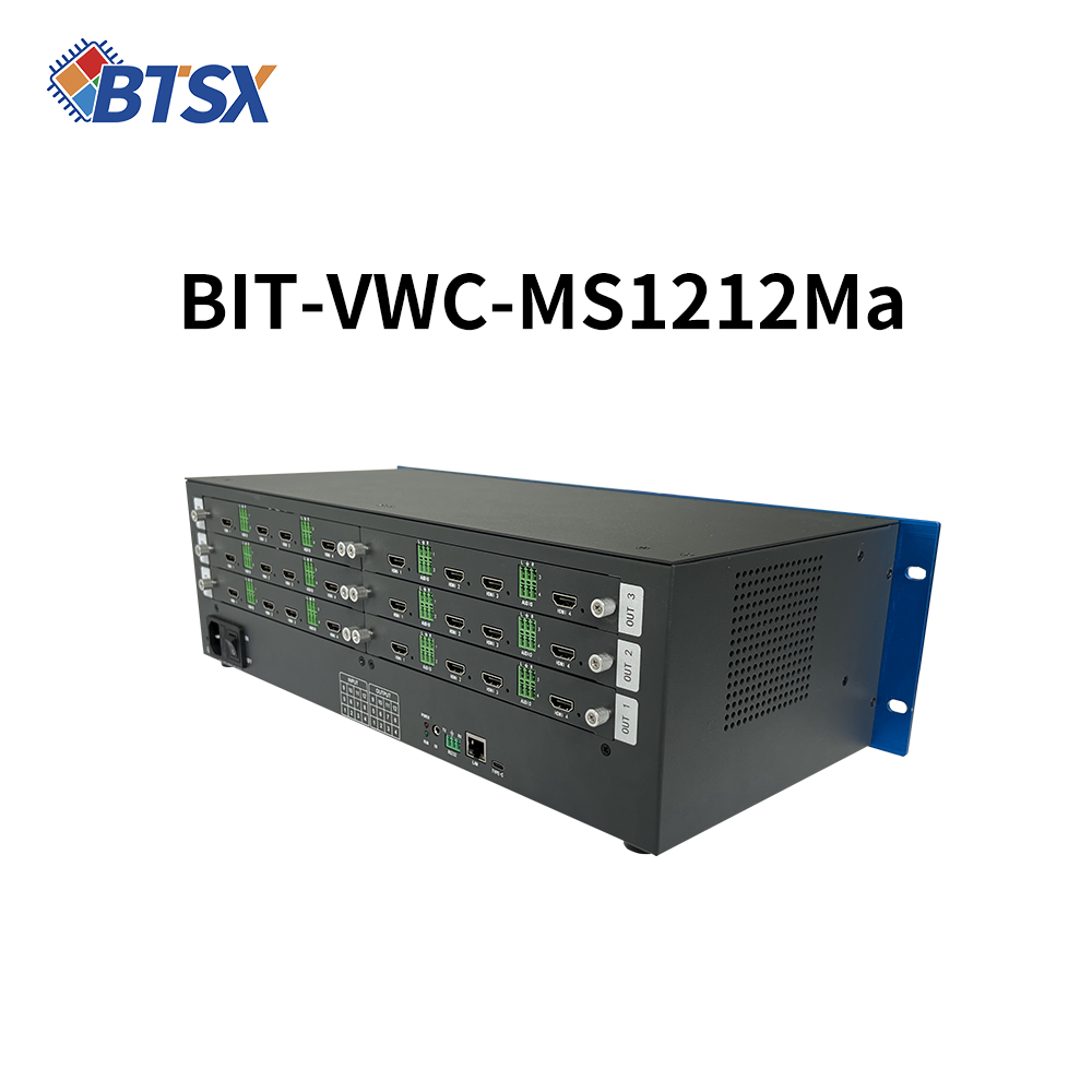 Модульный матричный процессор видеостены BIT-VWC-MS1212Ma 4K60 (12 входов, 12 выходов)