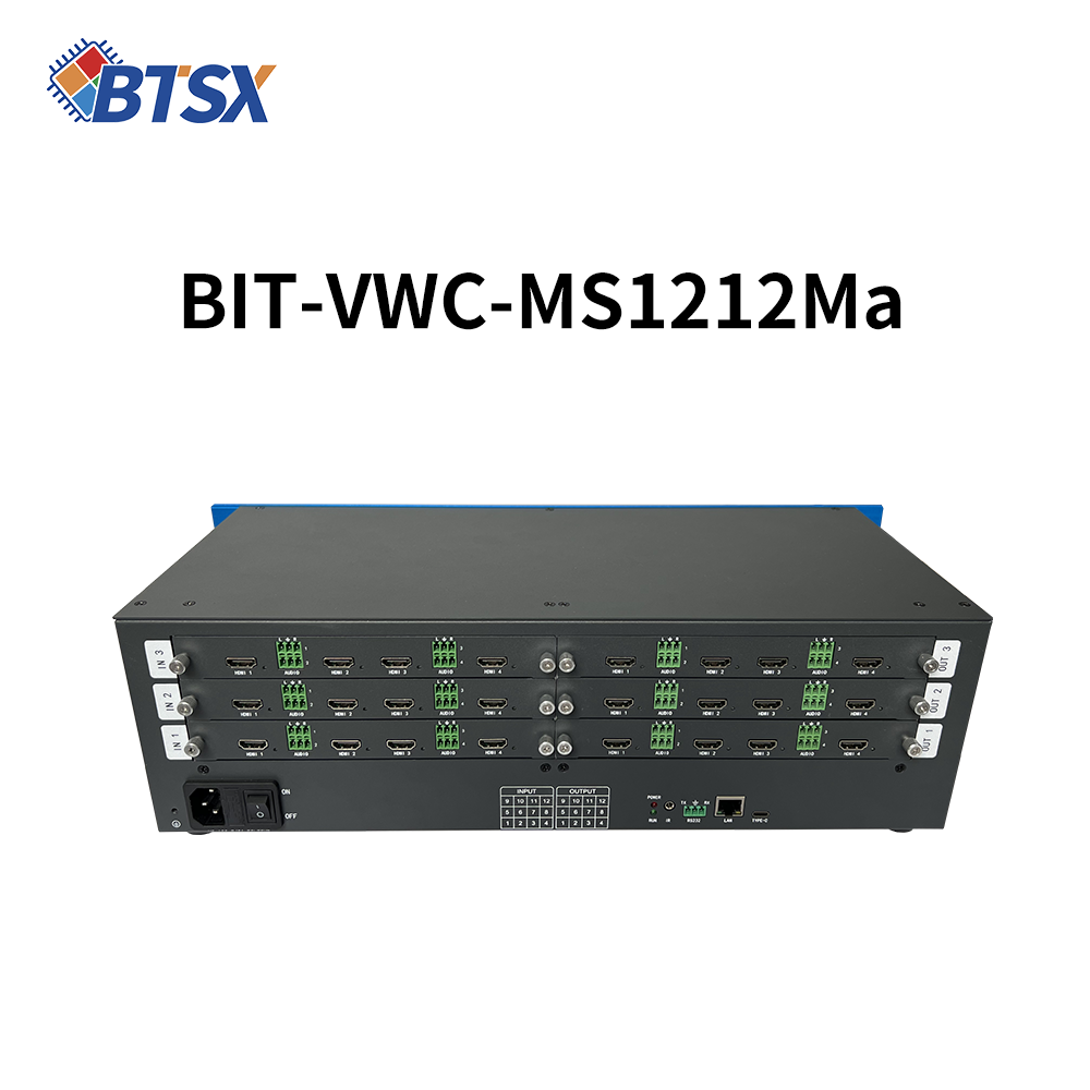Модульный матричный процессор видеостены BIT-VWC-MS1212Ma 4K60 (12 входов, 12 выходов)