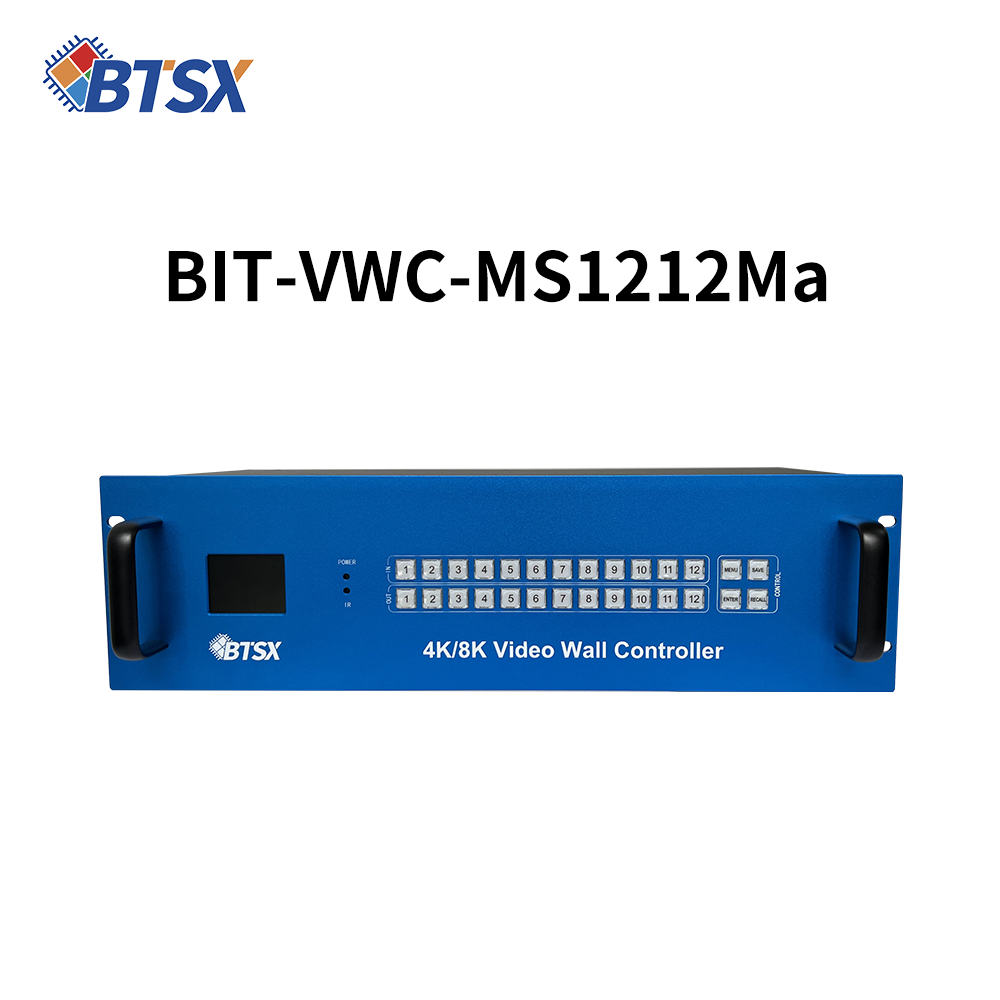 Модульный матричный процессор видеостены BIT-VWC-MS1212Ma 4K60 (12 входов, 12 выходов)