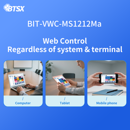 Модульный матричный процессор видеостены BIT-VWC-MS1212Ma 4K60 (12 входов, 12 выходов)