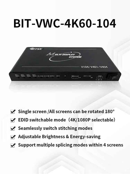 Контроллер видеостены BIT-VWC-4K60-104 (1 вход, 4 выхода)