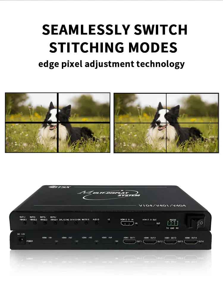 Контроллер видеостены BIT-VWC-4K60-104 (1 вход, 4 выхода)